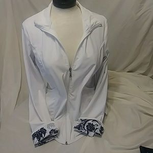 Danskin sz L Jacket Workout Yoga Exercise clothes